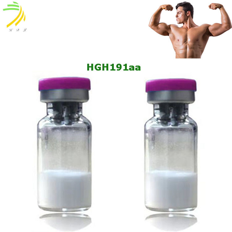99.5% Purity 10iu/Vial Human Growth Hormone Peptide 191aa For Muscle Growth